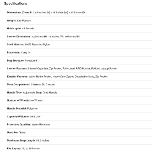 Open Story Signature Weekender Bag — Black - Picture 12 of 16